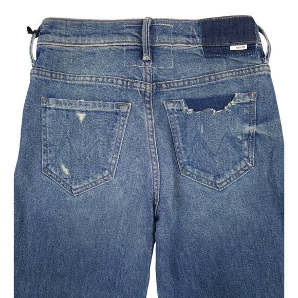 MOTHER Classic Denim Wide Leg Jeans - Picture 7 of 12